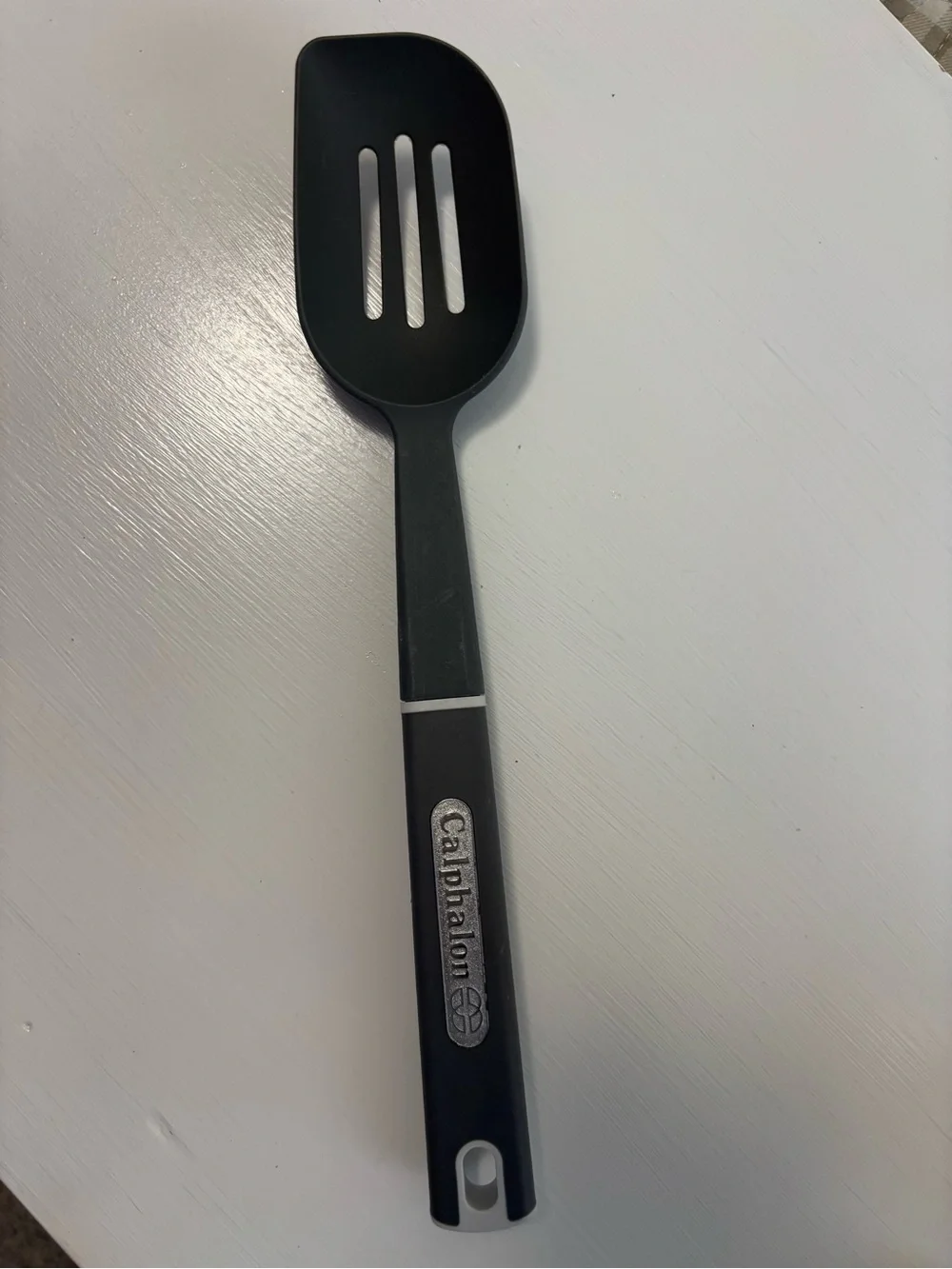 Calphalon Black Slotted spoon - Heat-Resistant Kitchen Tool